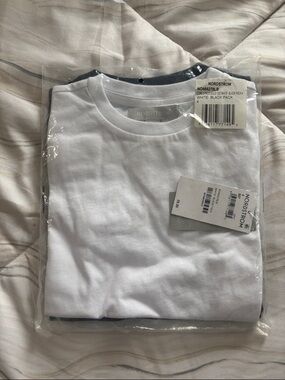 Nordstrom White and Black Crewneck Tee Pack